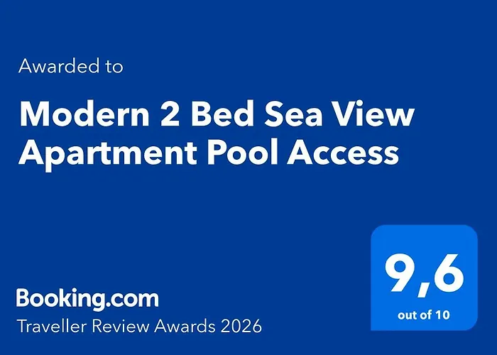 Апартаменты Modern 2 Bed Sea View Pool Access Адехе